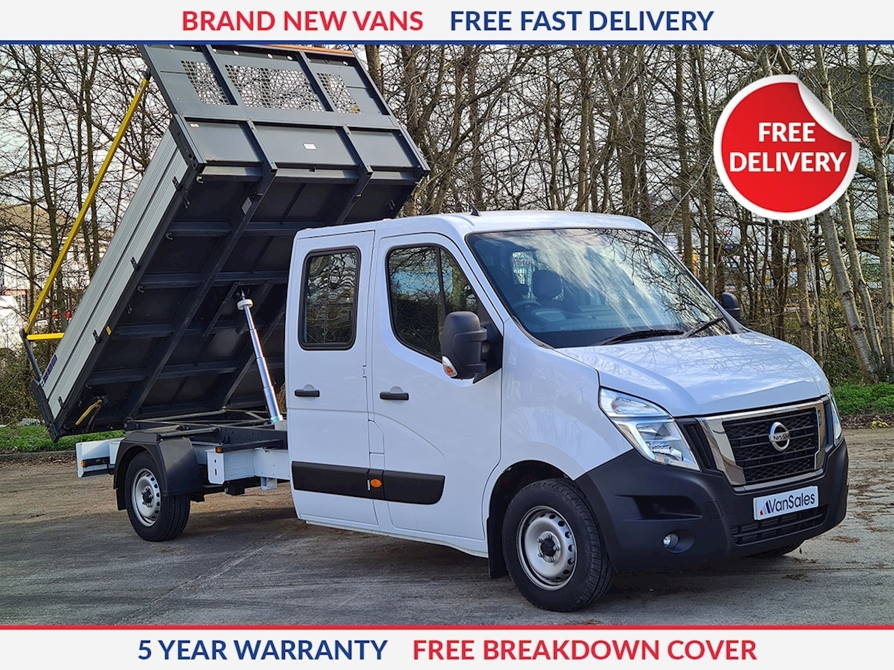 Nissan Interstar F35 L3 Diesel 2.0 dci 150ps Double Cab Tipper